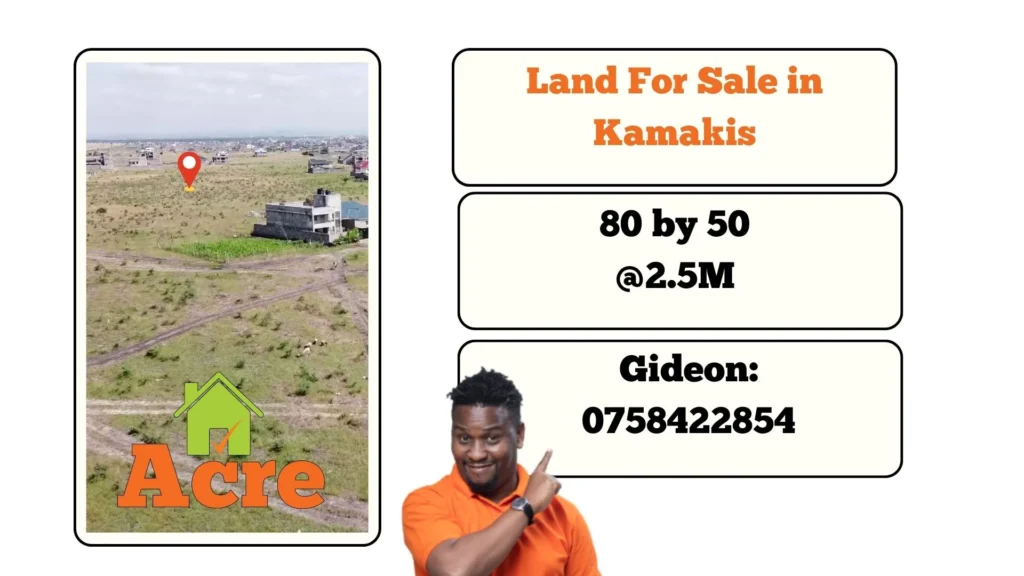 To Contact Gideon from Acre and buy plots in Kamakis.